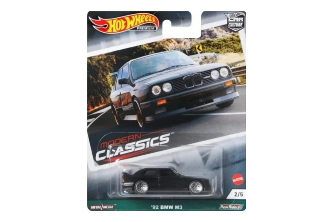 Hot Wheels Car Culture 2021 Mix 7 Modern Classics 3 / #2 - '92 BMW M3 (Black)