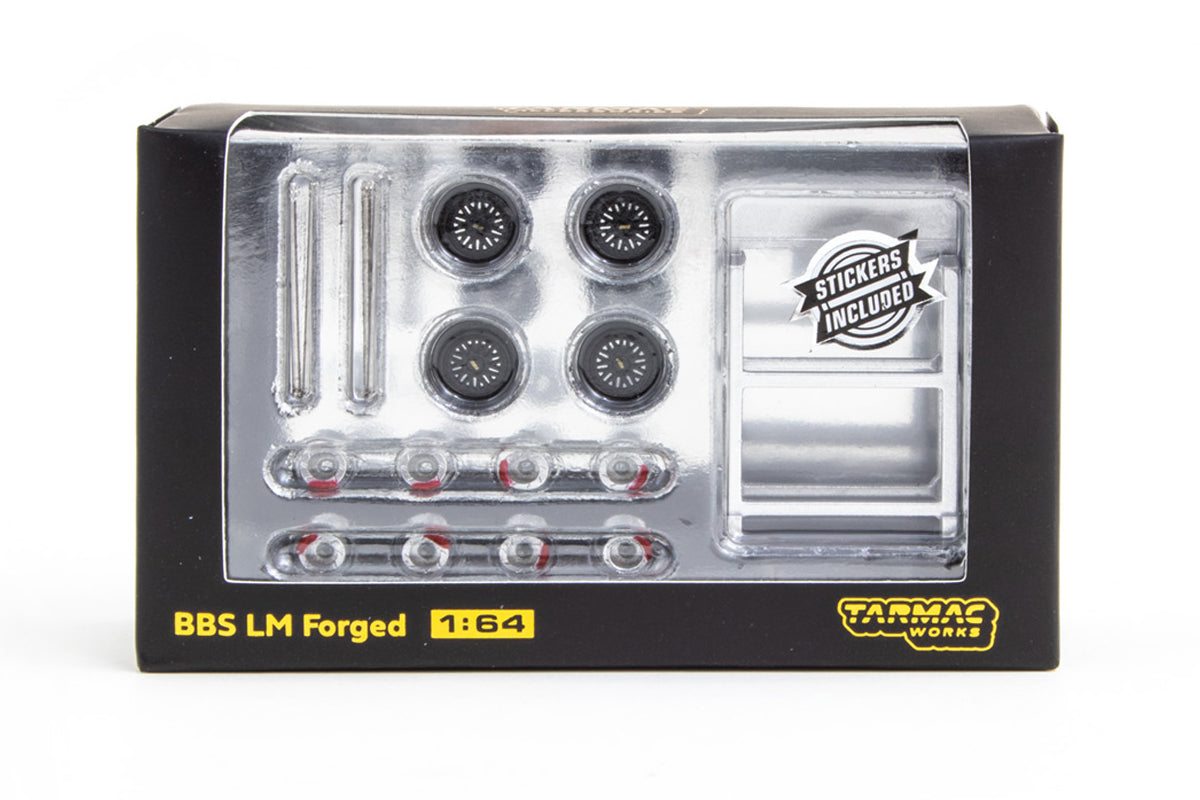 Tarmac Works - 1/64 BBS LM Forged Diamond Black