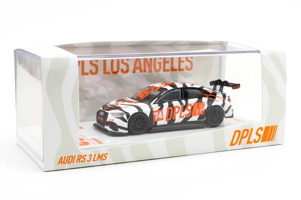 Audi RS3 LMS BLKTGR White - Tarmac Works x DPLS Special Edition #74