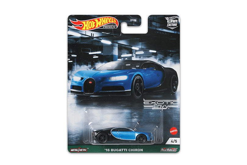 Hot Wheels Car Culture 2021 Mix Exotic Envy #4 '16 Bugatti