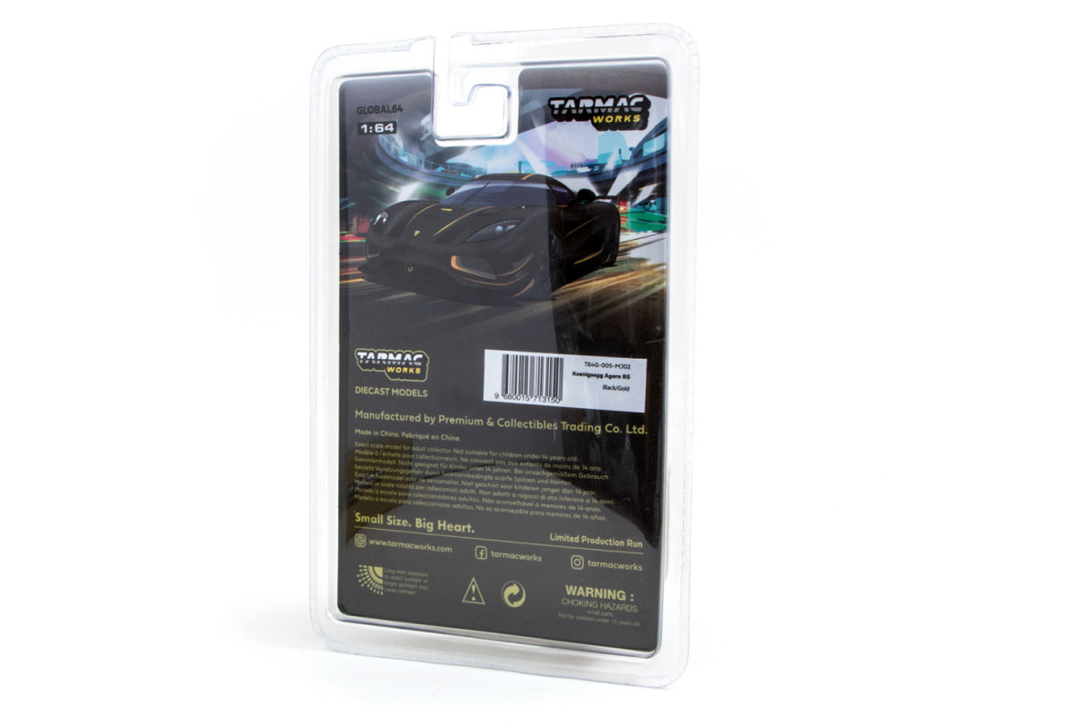 Koenigsegg Agera RS Gryphon Black Carbon / Gold Accent