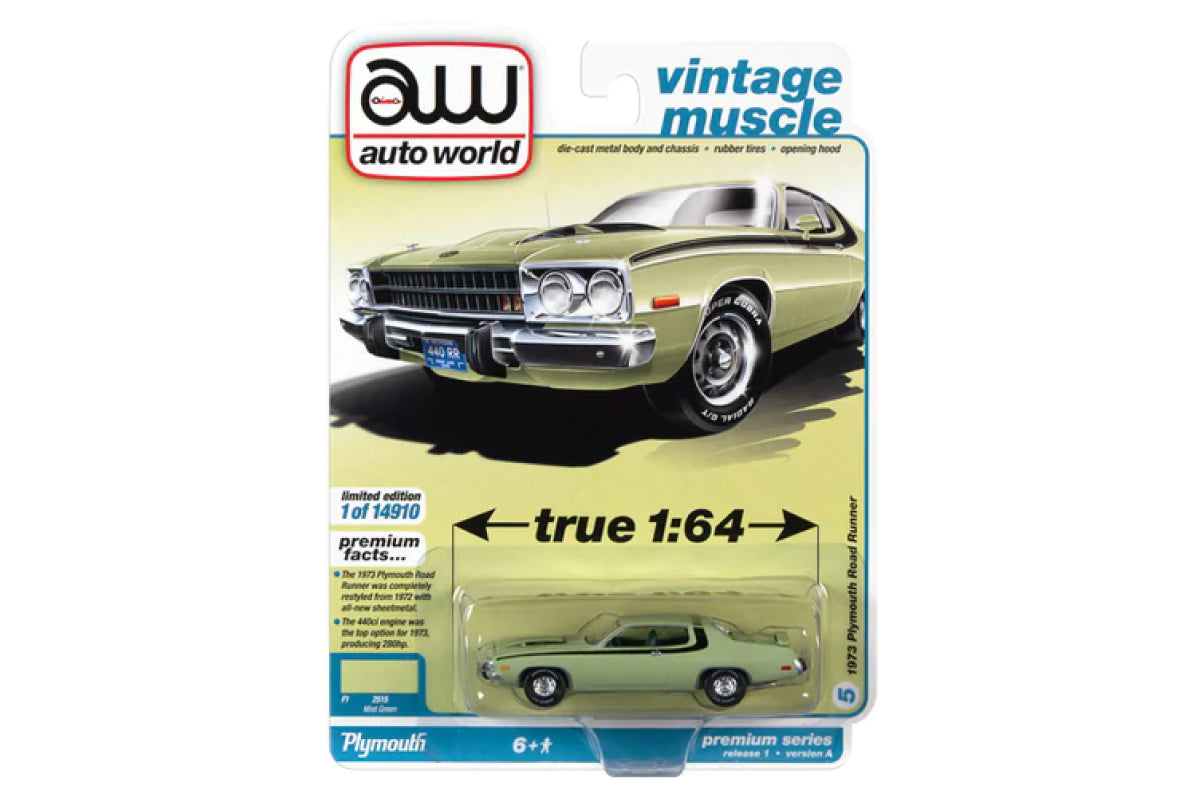 1973 Plymouth Road Runner (Mist Green)