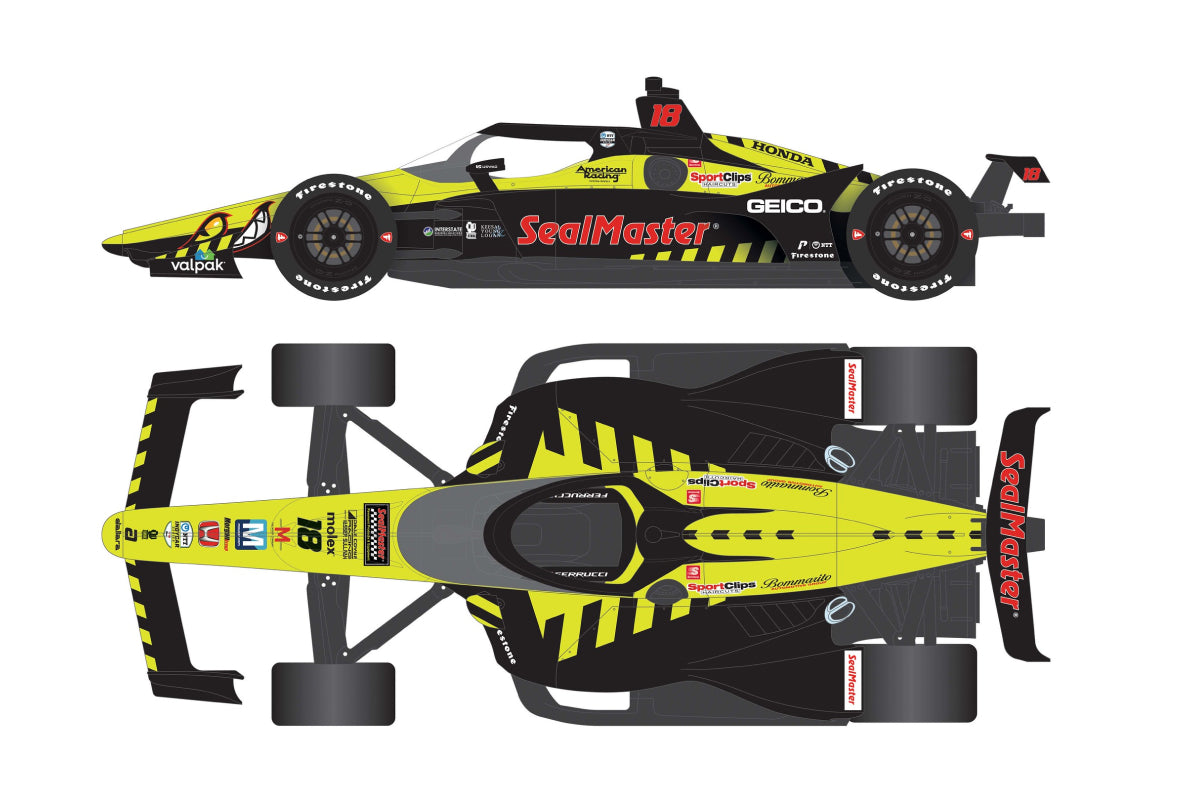 2020 NTT IndyCar Series - #18 Santino Ferrucci / Dale Coyne Racing with Vasser Sullivan, SealMaster