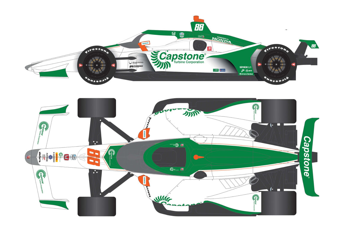 2020 NTT IndyCar Series - #88 Colton Herta / Andretti Harding Steinbrenner Autosport, Capstone Turbine Corporation