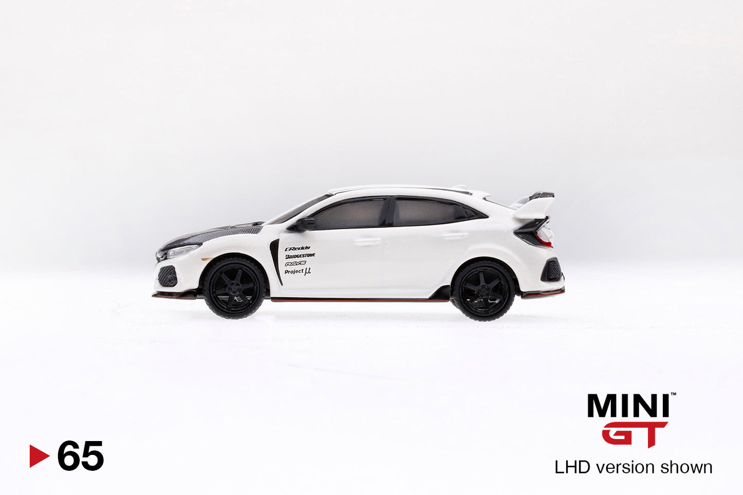 #65 - Honda Civic Type R (FK8) Championship white w/ Carbon Kit & TE37 Wheel