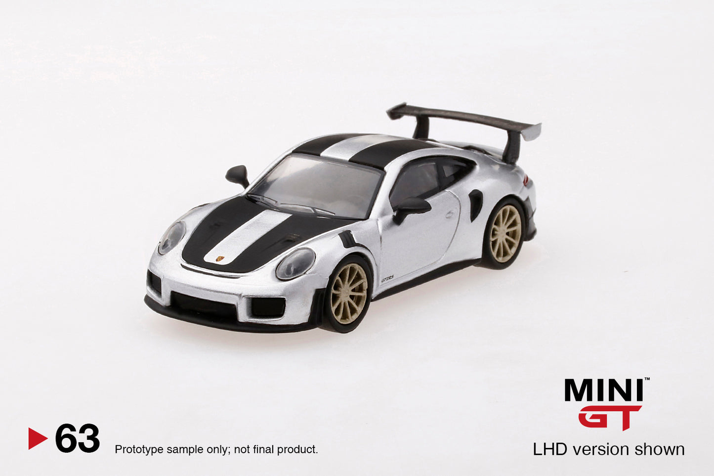 #63 - Porsche 991 Turbo GT2RS GT Silver Metallic