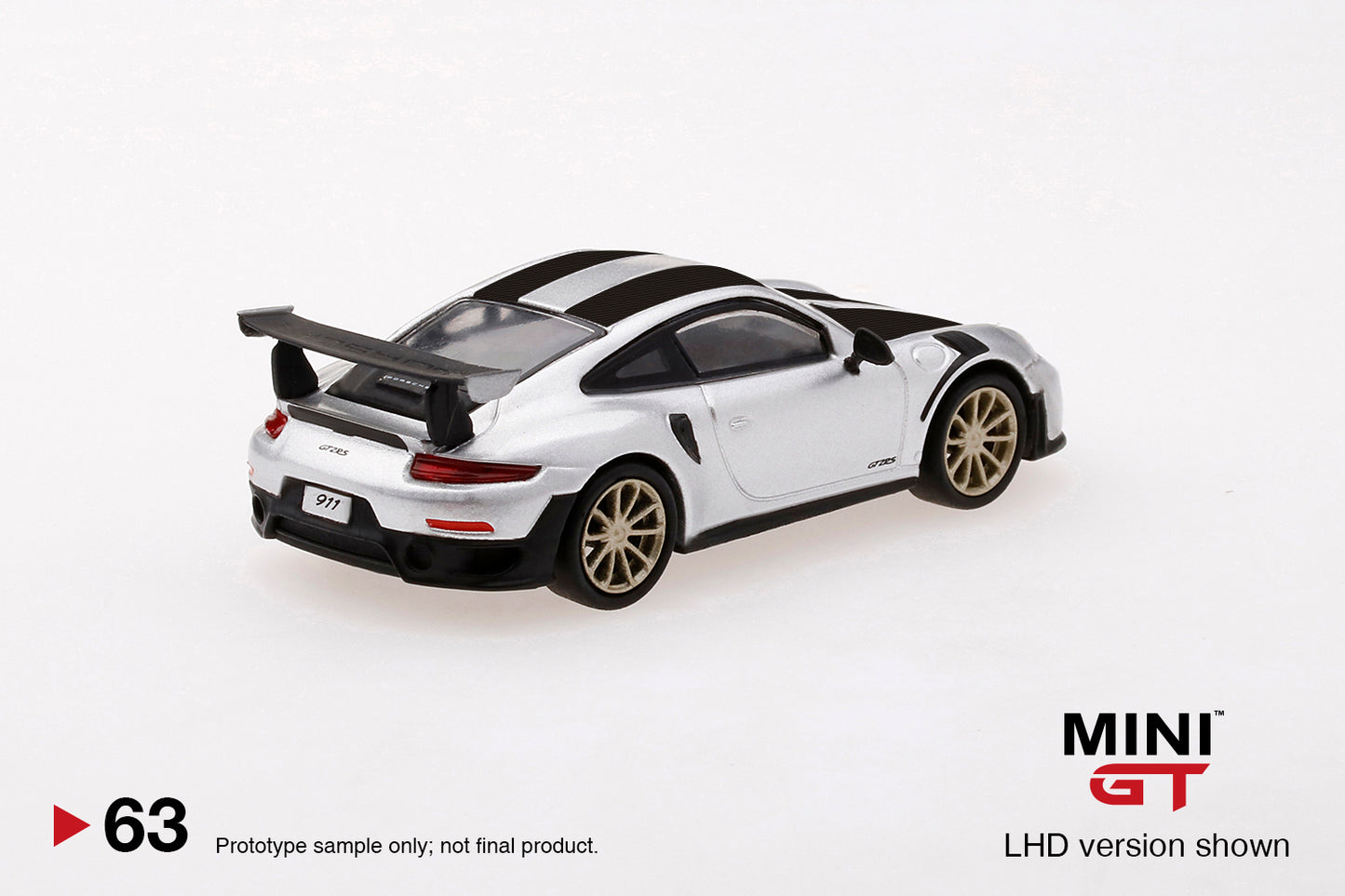 #63 - Porsche 991 Turbo GT2RS GT Silver Metallic