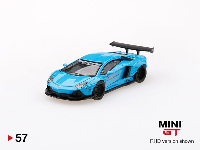 #57 - LB★WORKS Lamborghini Aventador Light Blue