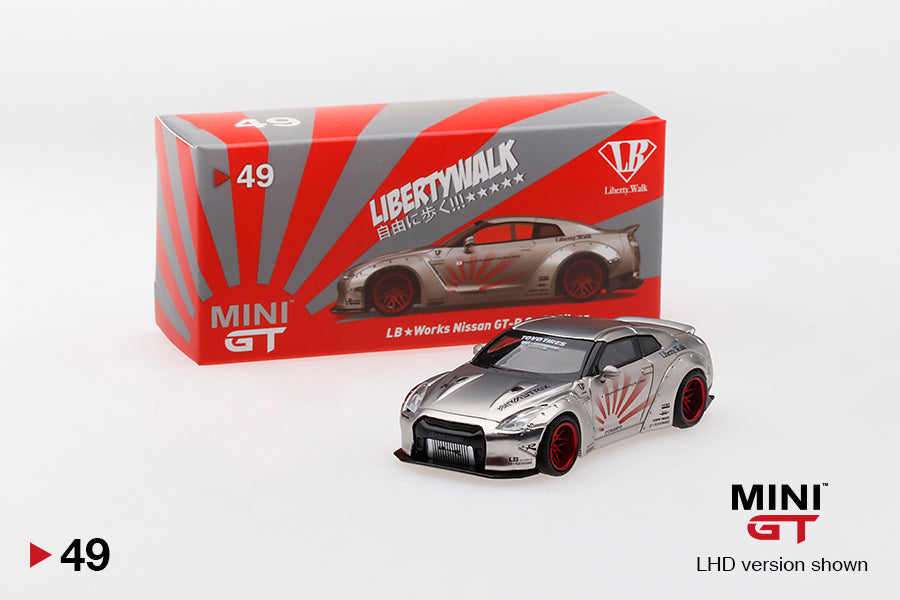 #49 - Liberty Walks Nissan GT-R (R35) Satin Silver
