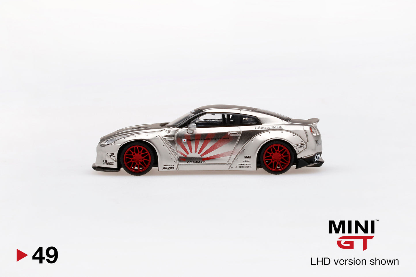 #49 - Liberty Walks Nissan GT-R (R35) Satin Silver