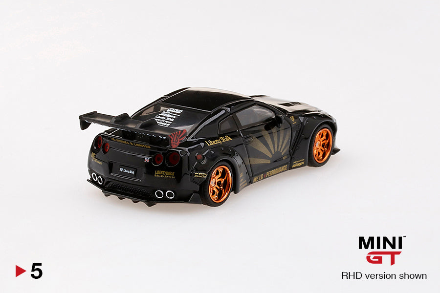 #5 - LB★Works Nissan GT-R (R35) Black w/ Copper Wheels