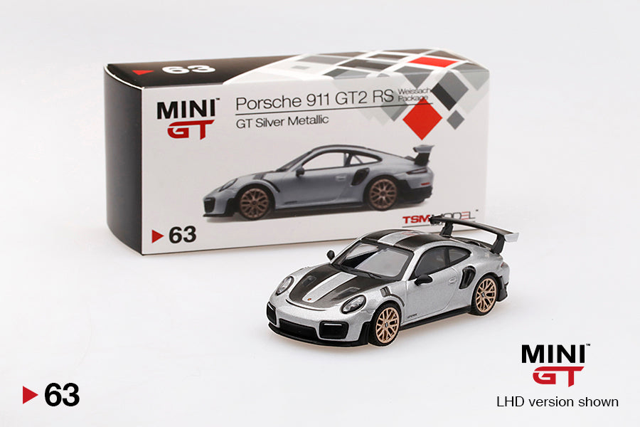 #63 - Porsche 991 Turbo GT2RS GT Silver Metallic