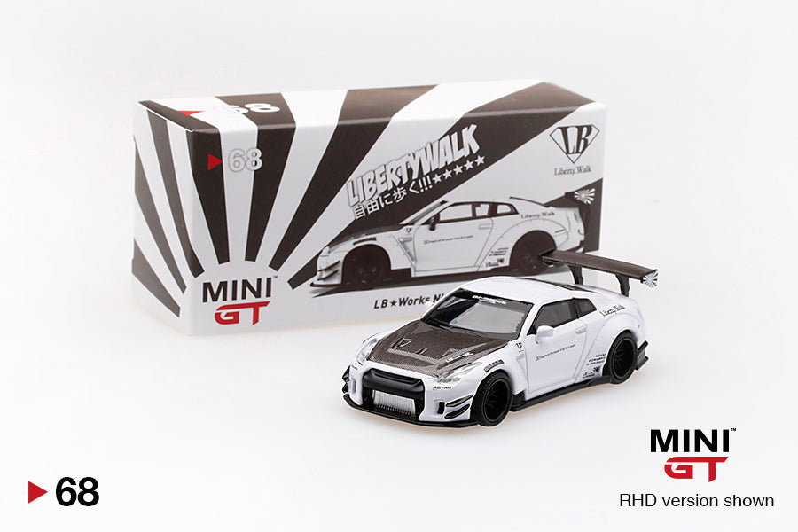 68 - LB☆WORKS Nissan GT-R (R35) White – Modelmatic