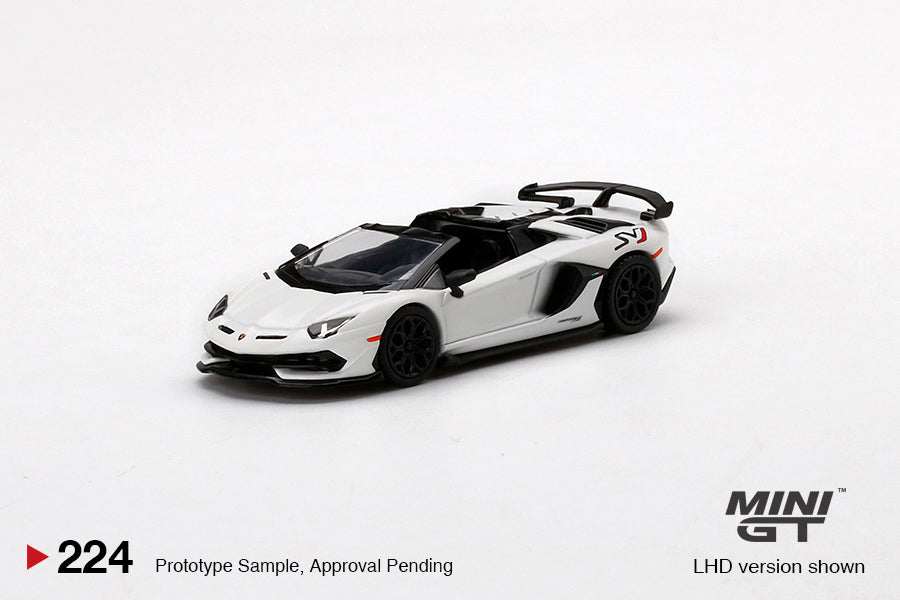 #224 - Lamborghini Aventador SVJ Roadster Bianco Canopus