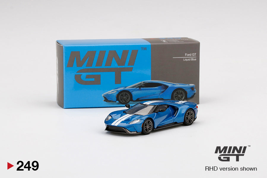 ミニカー MINI GT 249 Ford GT Liquid Blue 249 - Ford GT (Liquid Blue) – Modelmatic