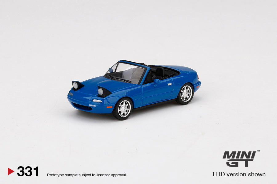 #331 - Mazda Miata MX-5 (NA) with Headlight Up (Mariner Blue)