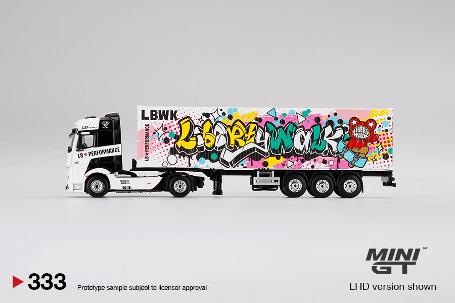 #333 - Mercedes-Benz Actros "LBWK Kuma Graffiti" with 40 Ft Container