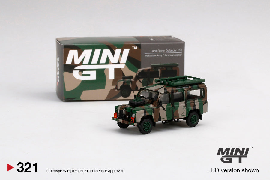 #321 - Land Rover Defender 110 Malaysian Army (Malaysia Exclusive)