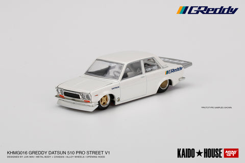 #016 - Datsun 510 Pro Street GREDDY (Pearl White) KAIDO★HOUSE