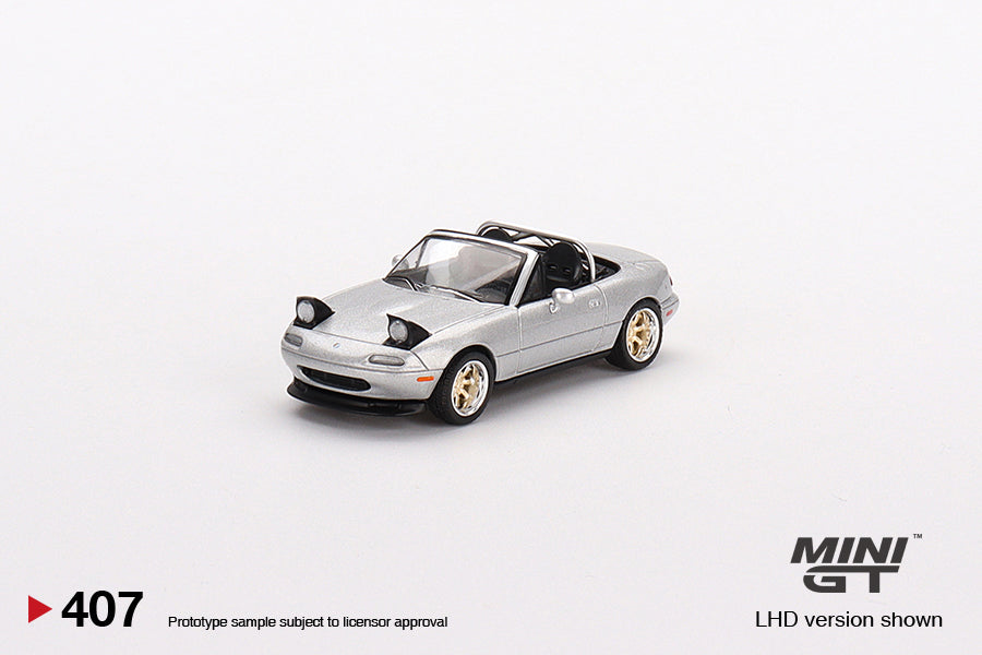 #407 - Mazda Miata MX-5 (NA) Tuned Version (Silver Stone Metallic Silver)
