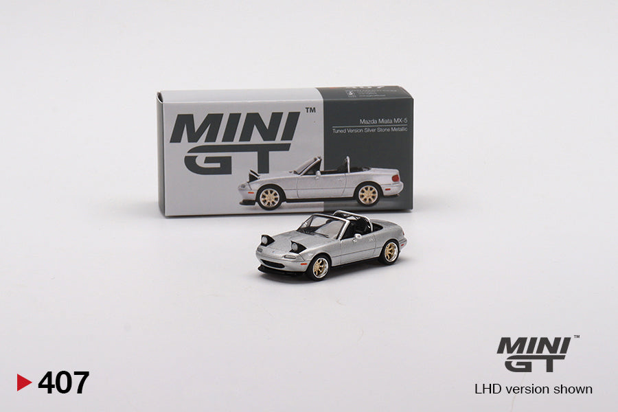 #407 - Mazda Miata MX-5 (NA) Tuned Version (Silver Stone Metallic Silver)