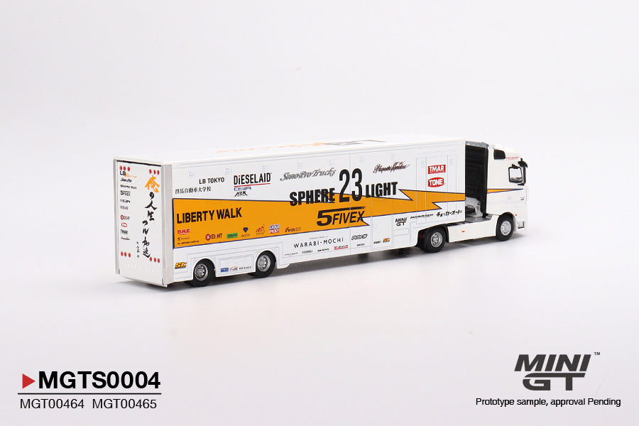Mercedes-Benz Actros with Racing Transporter "LB Racing"