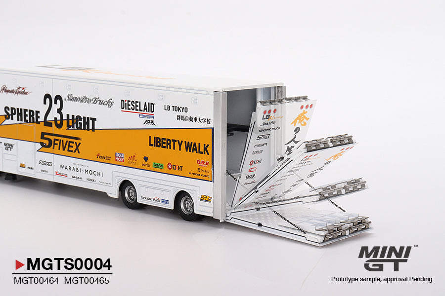 Mercedes-Benz Actros with Racing Transporter "LB Racing"
