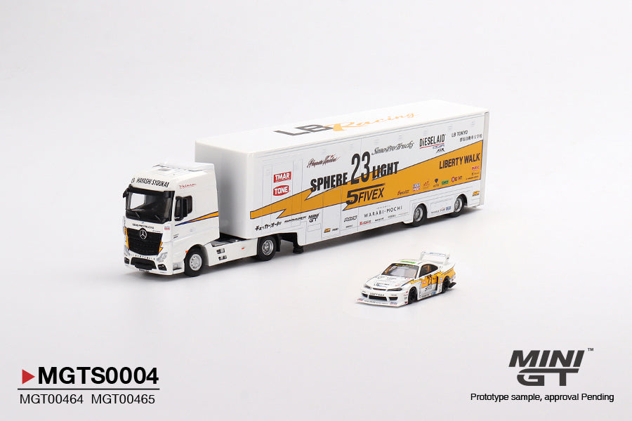 Mercedes-Benz Actros with Racing Transporter "LB Racing"