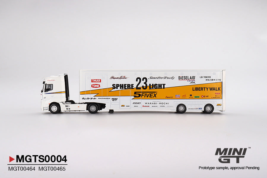 Mercedes-Benz Actros with Racing Transporter "LB Racing"