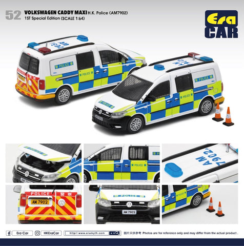 Volkswagen Caddy Maxi - Hong Kong Police (AM7902) 1st Special Edition