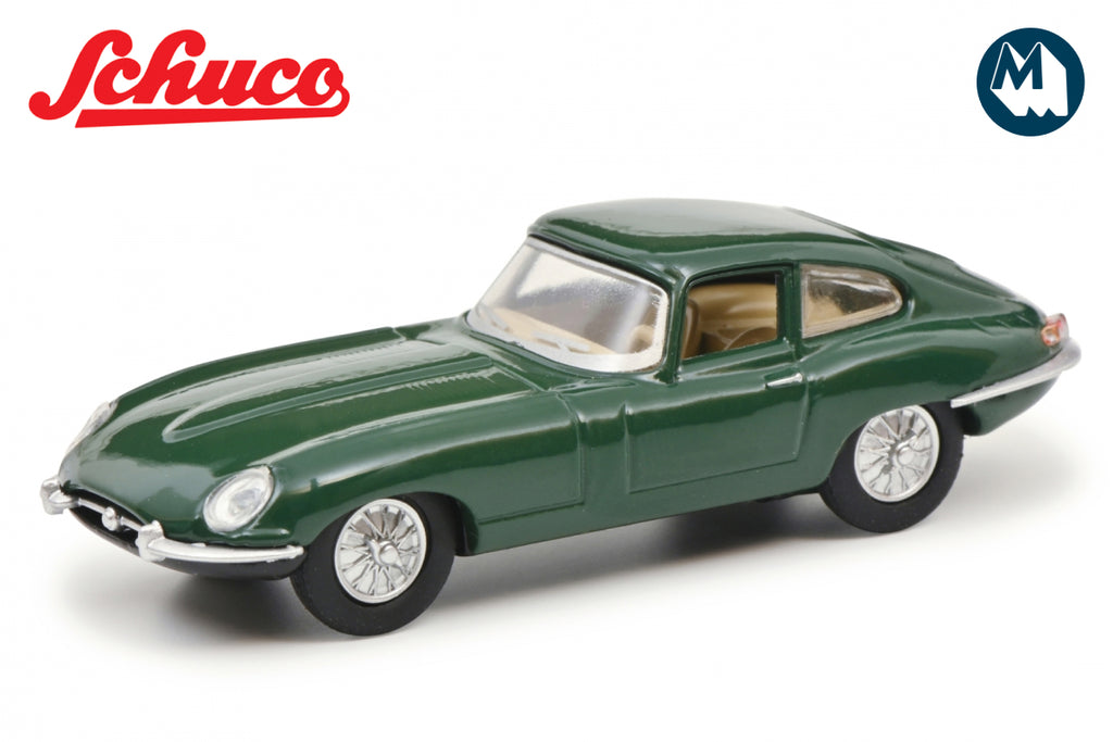 京商 ジャガー Jaguar E-Type Coupe Green - ミニカー