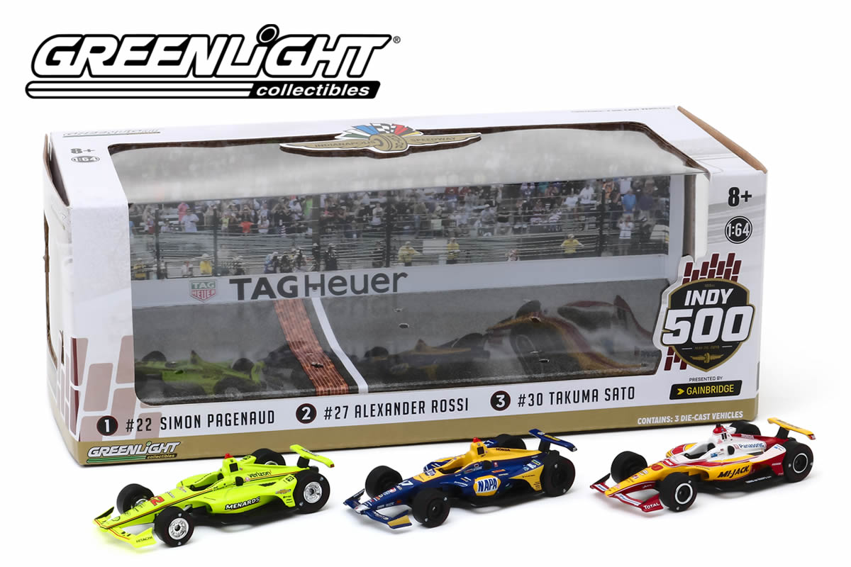 2019 Indianapolis 500 Podium 3-Car Set