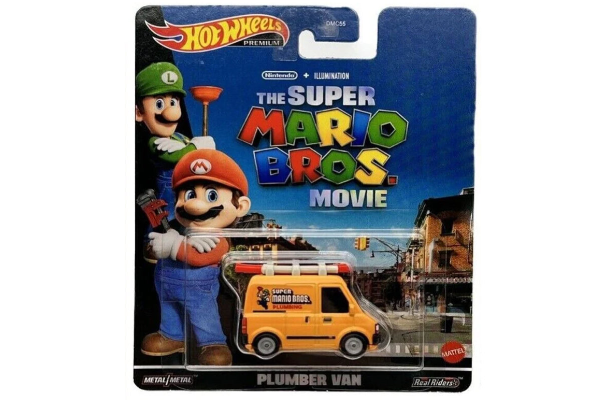 Hot Wheels Retro Entertainment 2023 Mix 2 / Plumber Van - The Super Mario Bros. Movie