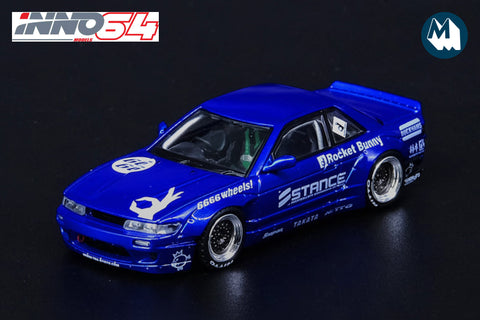 Nissan Silva S13 (V2) - "Pandem / Rocket Bunny" (Blue Metallic)