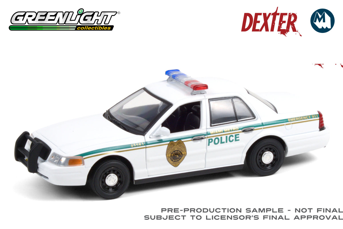 1:24 - Dexter / 2001 Ford Crown Victoria Police Interceptor - Miami Metro Police Department