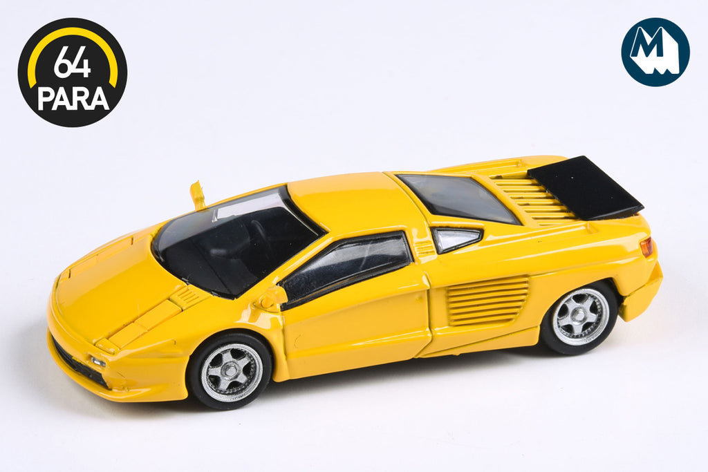 1991 Cizeta V16T with lights down (Super Fly Yellow) – Modelmatic