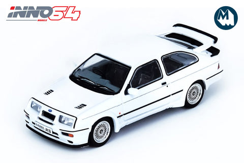 Ford Sierra RS500 Cosworth - 1986 (Diamond White) with extra wheels