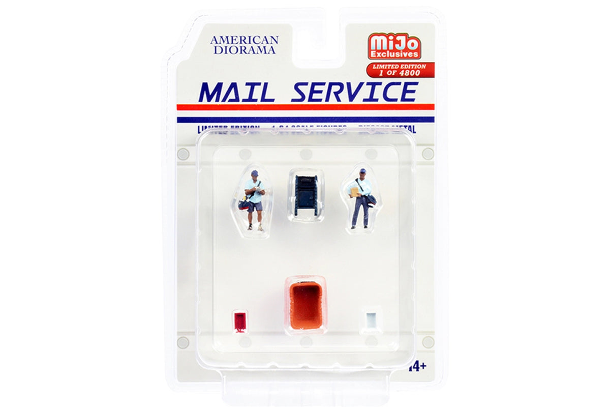 1:64 American Diorama Mail Service Set (AD-76491)