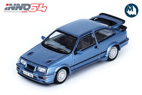 Ford Sierra RS500 Cosworth - 1986 (Moonstone Blue) with extra wheels