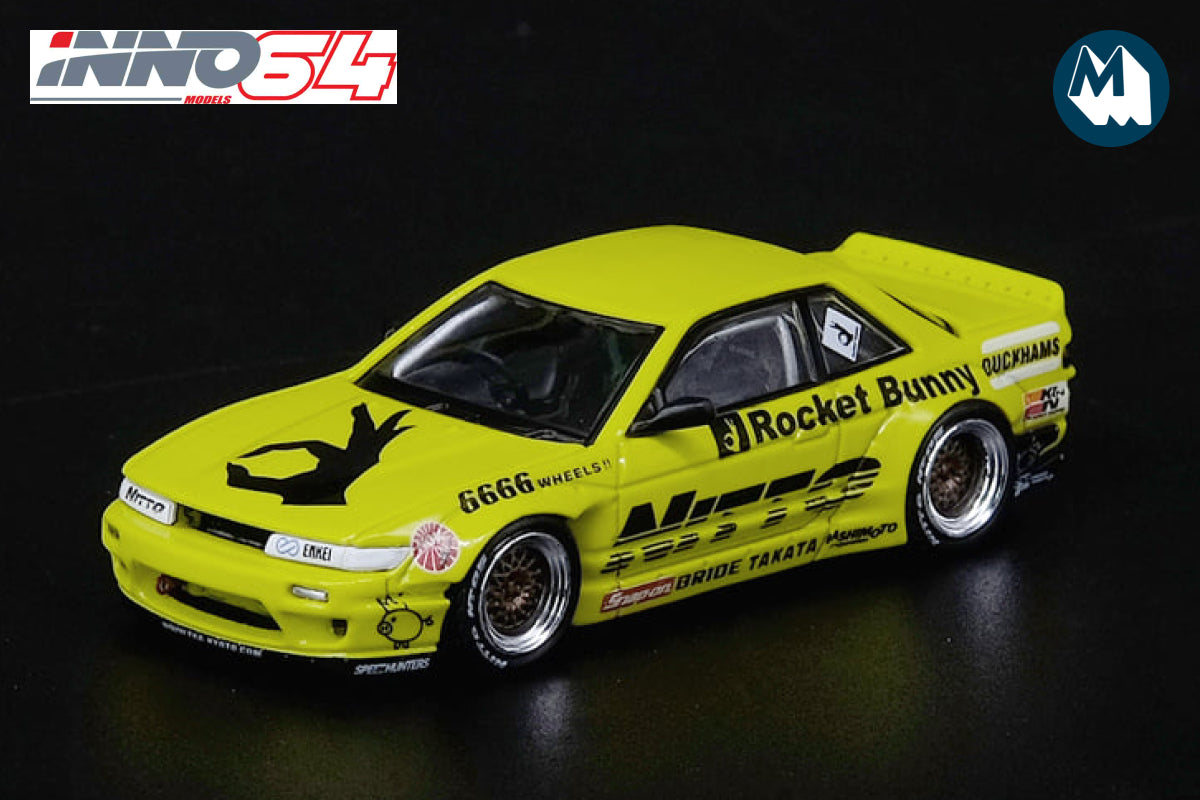 Nissan Silva S13 (V2) - "Pandem / Rocket Bunny" (Light Yellow)
