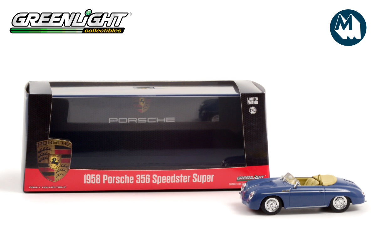 1:43 - 1958 Porsche 356 Speedster Super (Aquamarine Blue)