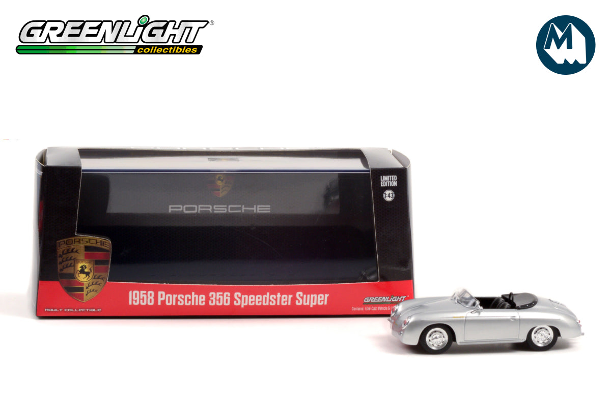 1:43 - 1958 Porsche 356 Speedster Super (Silver Metallic)