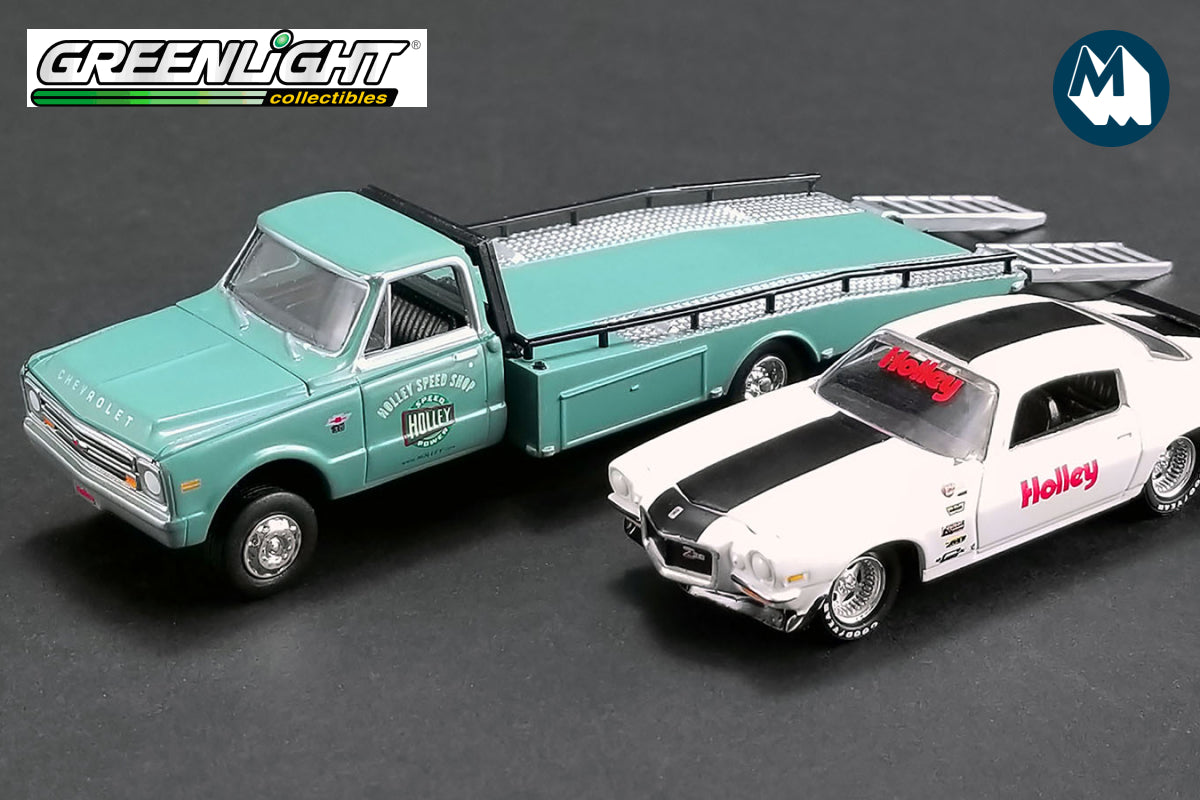 1967 Chevrolet Ramp Truck with 1971 Chevrolet Camaro (Holley Performance)