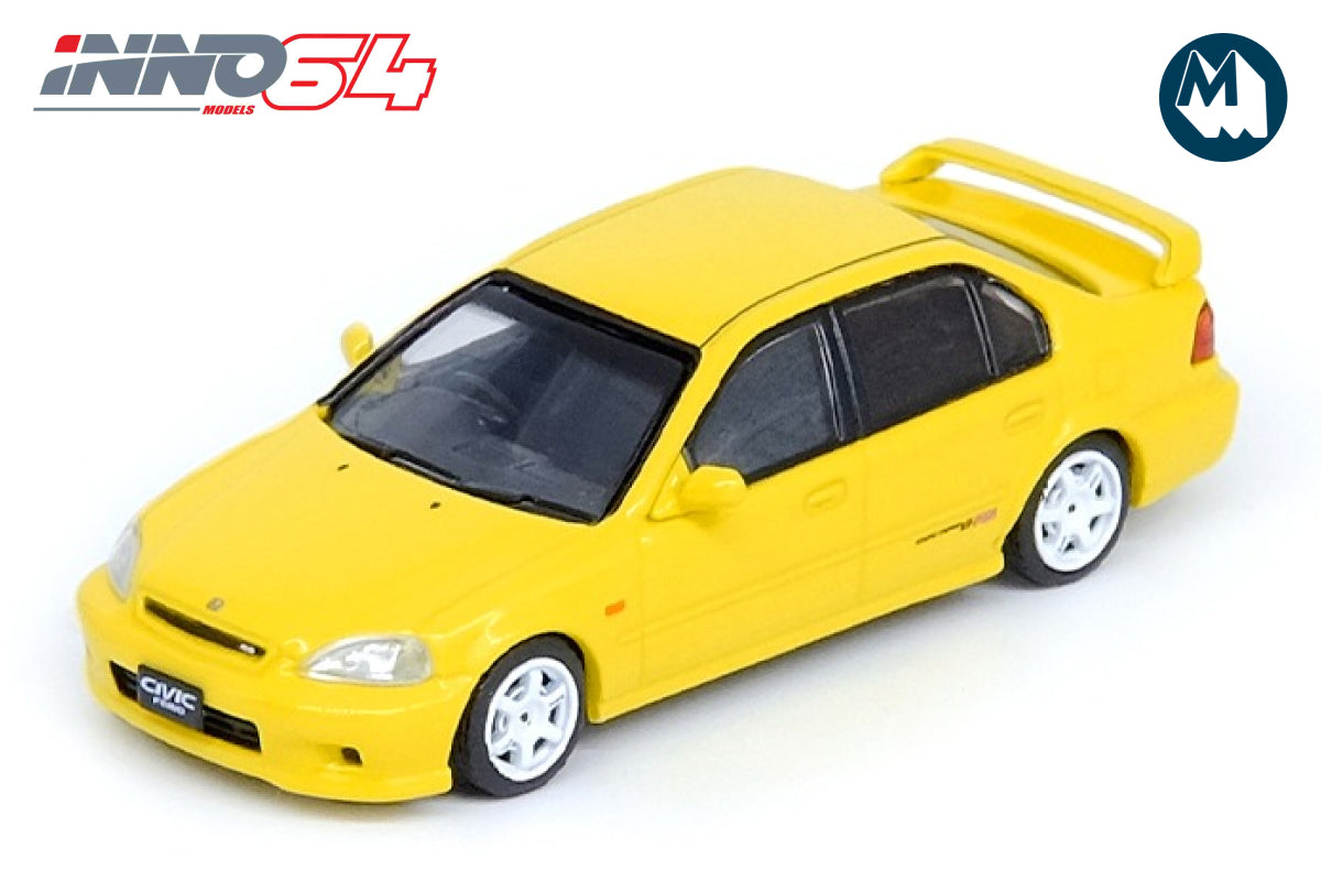 1995 Honda Civic Ferio Vi-RS JDM Mod. Version with extra Spoon Sports of wheels and decals (Phoenix Yellow)
