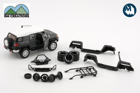 2015 Toyota FJ Cruiser with lots of accessories (Metallic dark grey with white roof)