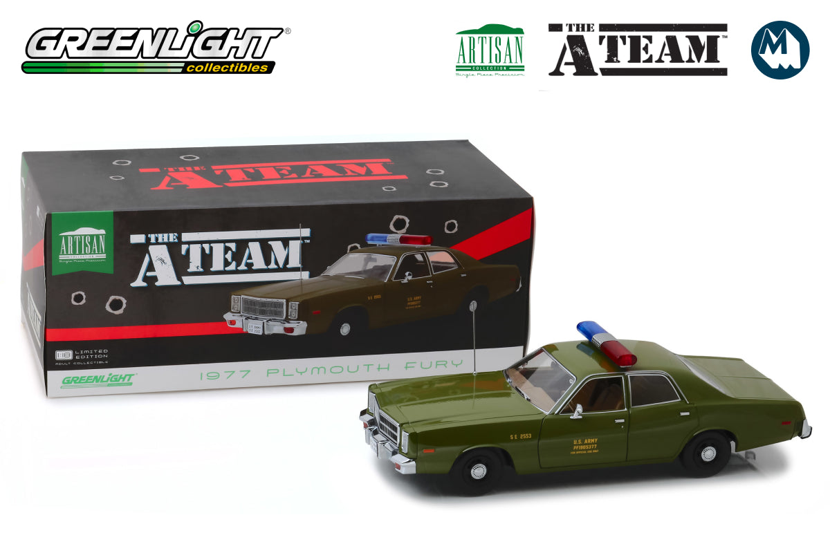 1:18 - The A-Team / 1977 Plymouth Fury U.S. Army Police