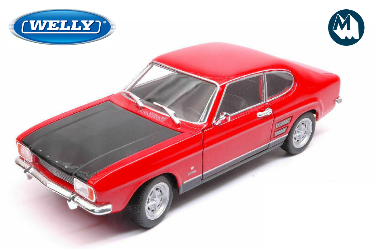 1:24 - 1969 Ford Capri RS (Red & Black)