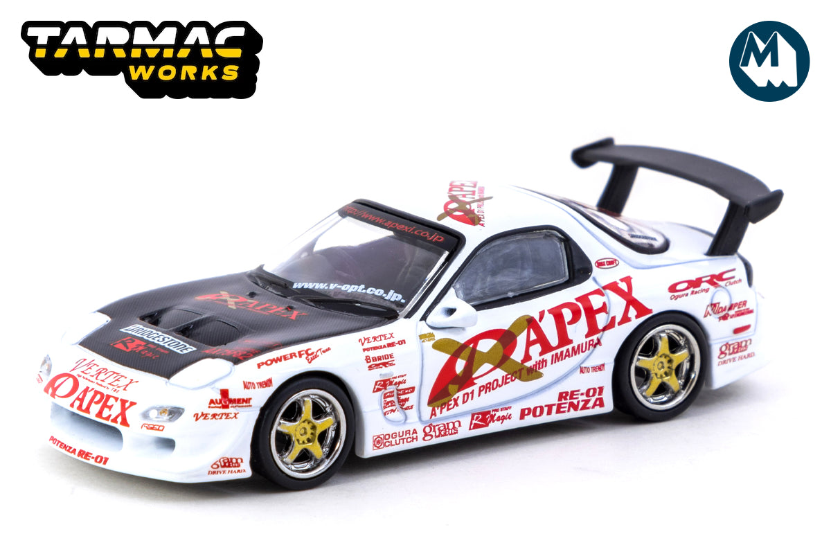 マツダA'PEX D1 PROJECT FD3S RX-7 2台セット 1/43 マツダA'PEX D1 PROJECT FD3S RX-7 2台セット 1/43 Vertex RX-7