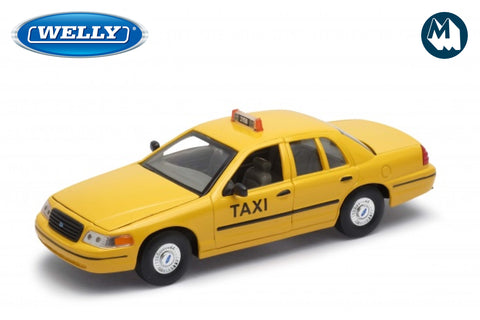 1:24 - 1999 Ford Crown Victoria Taxi (Yellow)