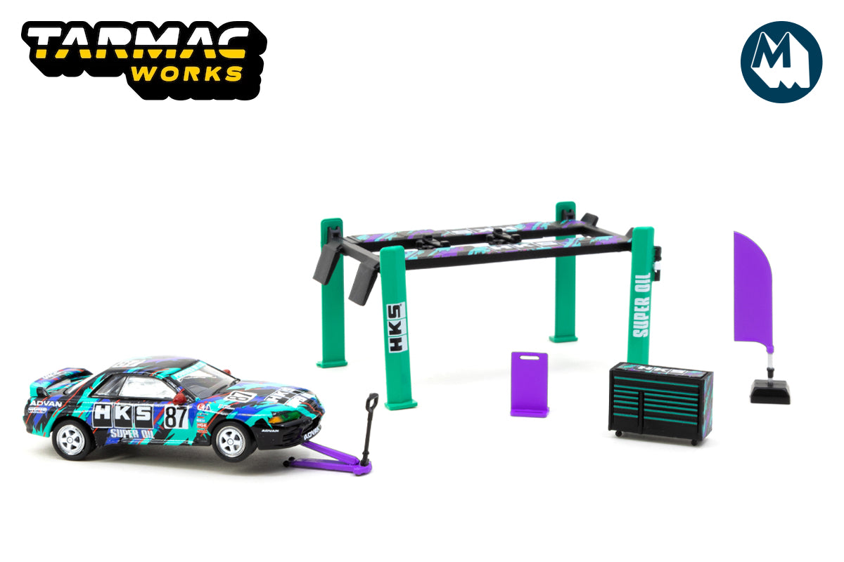 Tarmac Works - 1/64 Garage Tools Set (HKS)
